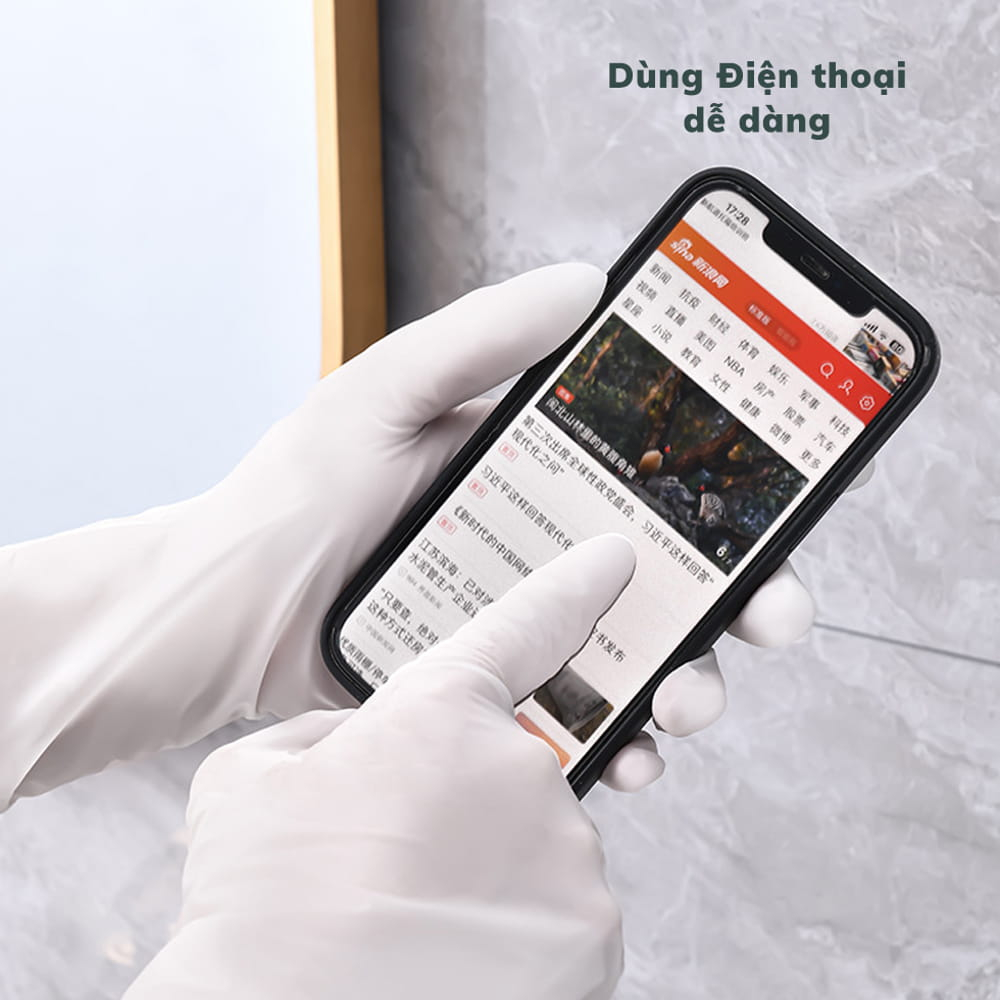 Găng Tay Cao Su Nhà Bếp Nấu Ăn Rửa chén, Hộp 30 Chiếc Bao Tay Siêu Dai Siêu Tiện Lợi, Sử Dụng Nhiều Lần, An Toàn