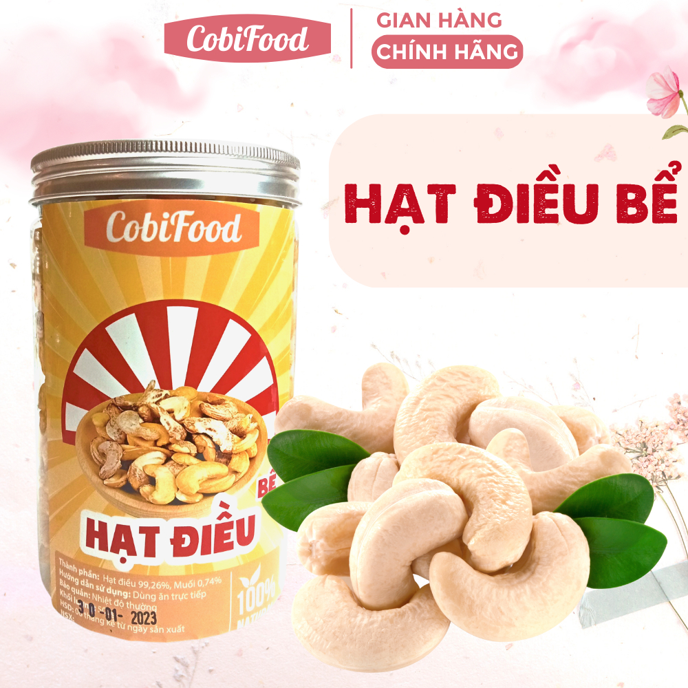 Nhân hạt điều sống hạt điều tách vỏ COBIFOOD