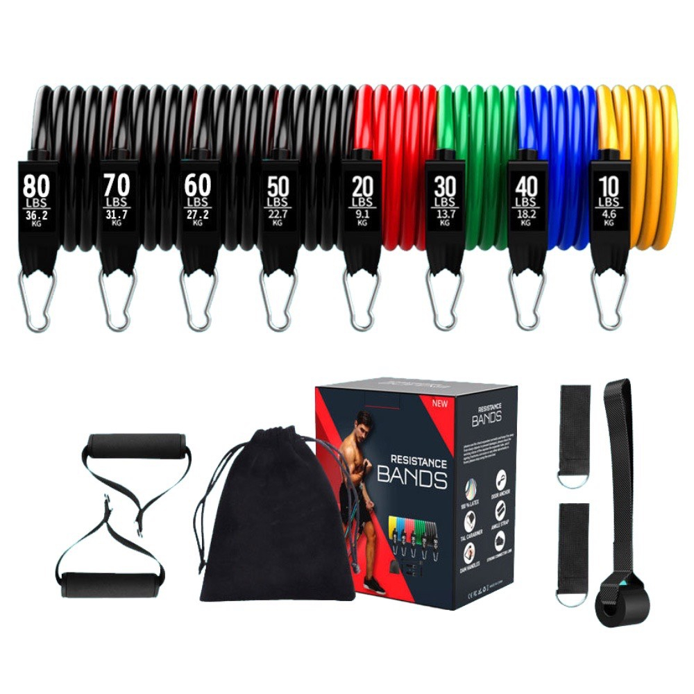 Bộ Dây Ngũ Sắc Tập Full Body Dụng Cụ Tập Gym Đa Năng Tại Nhà-EMS SPORT