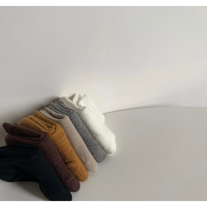 T19-Tất vớ chân cho bé trai bé gái kiểu dáng bazic