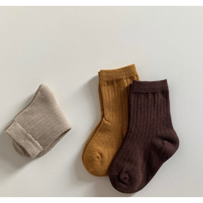 T19-Tất vớ chân cho bé trai bé gái kiểu dáng bazic