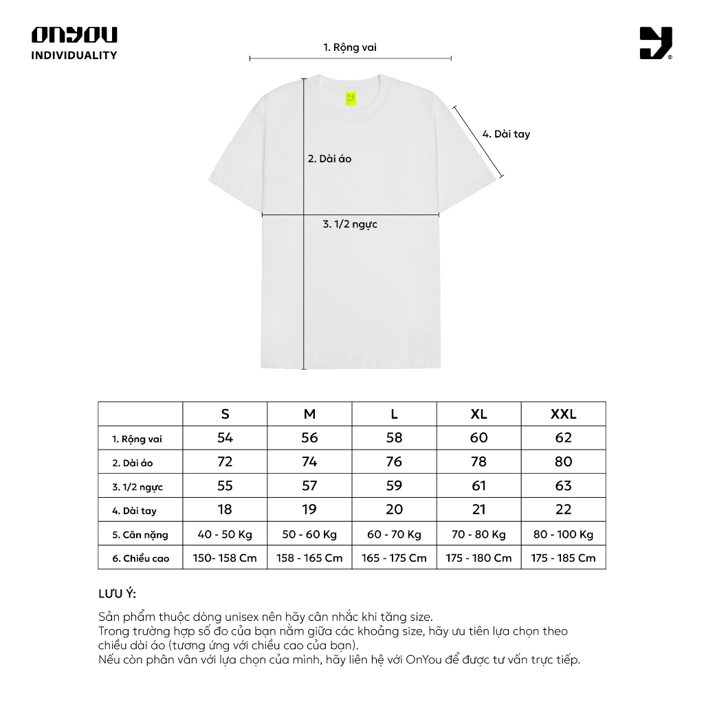 Áo Thun Unisex Tay Lỡ Smile Onyou T029 100% Cotton - Local Brand Chính Hãng