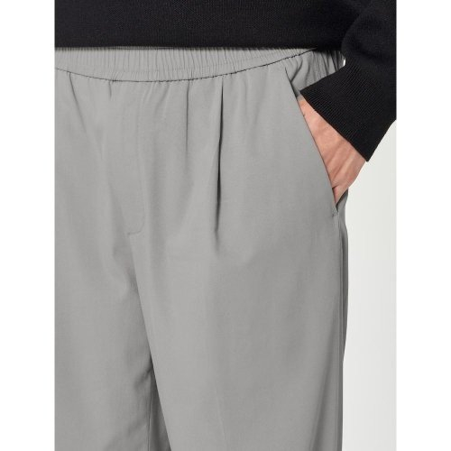 Quần kaki dây rút 8second dây rút 4229 - Beige Rayon Stretch Easy Pants_Semi-Wide Fit