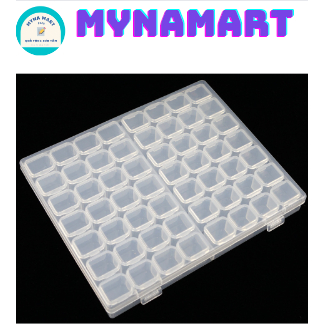 Khay tổ ong 56 ngăn đựng phụ kiện ô rời có nắp đậy chắc chắn DIY - MyNa Mart