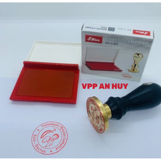 Tampon dấu đồng shiny sp-1-bs / khay mực dấu đồng shiny sp-1-bs