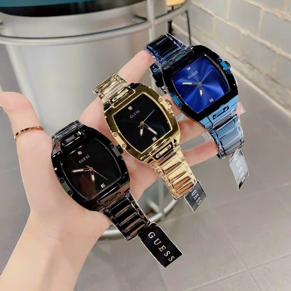 Đồng Hồ Nam Guess GW0387G3 Dây Kim Loại Màu Đen 43mm Chính Hãng