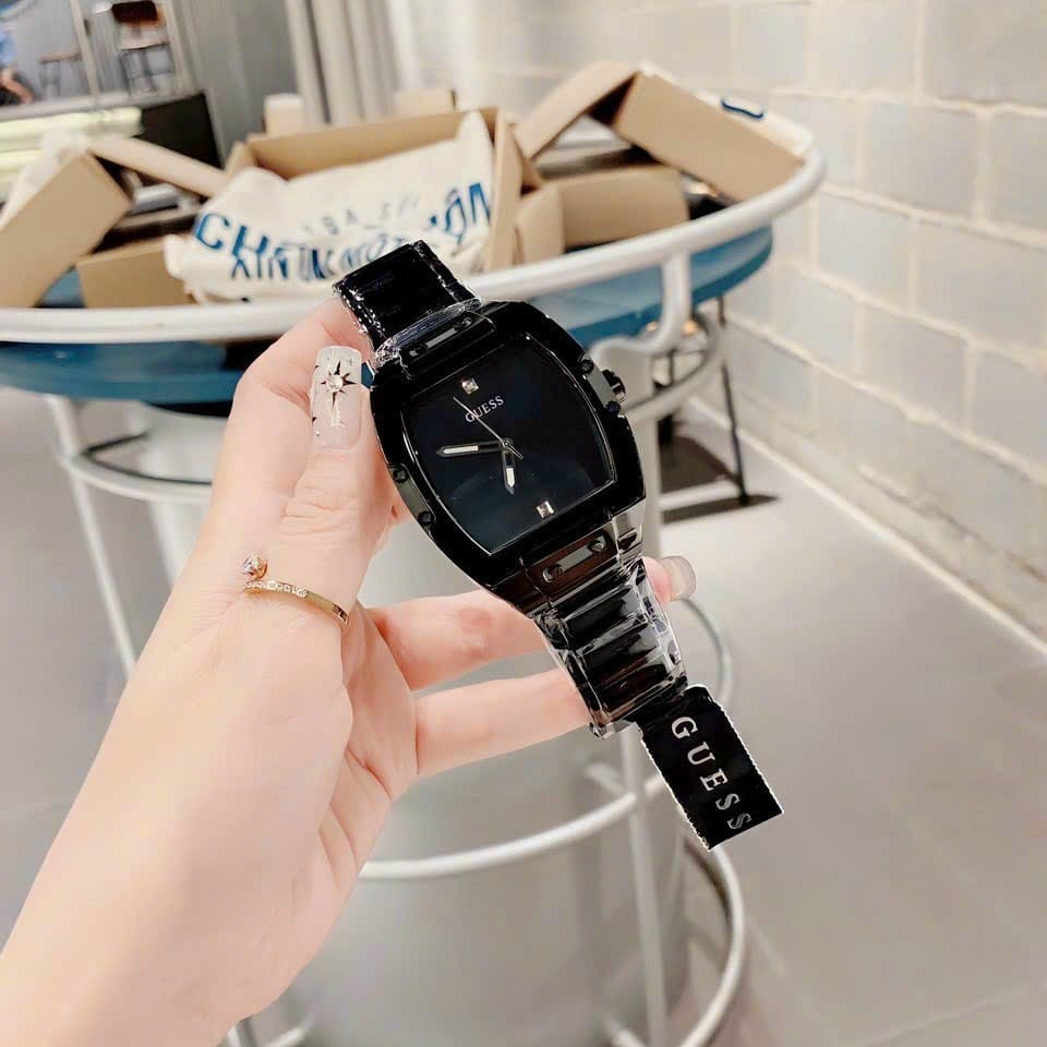 Đồng Hồ Nam Guess GW0387G3 Dây Kim Loại Màu Đen 43mm Chính Hãng