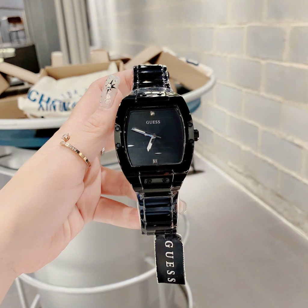 Đồng Hồ Nam Guess GW0387G3 Dây Kim Loại Màu Đen 43mm Chính Hãng