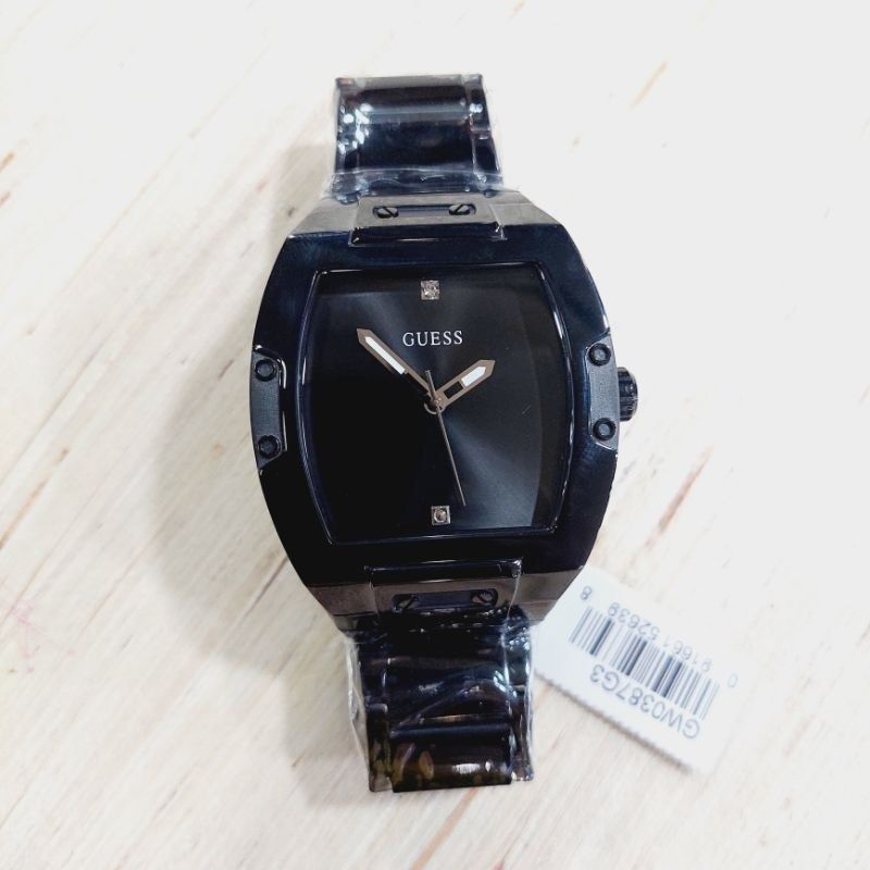 Đồng Hồ Nam Guess GW0387G3 Dây Kim Loại Màu Đen 43mm Chính Hãng