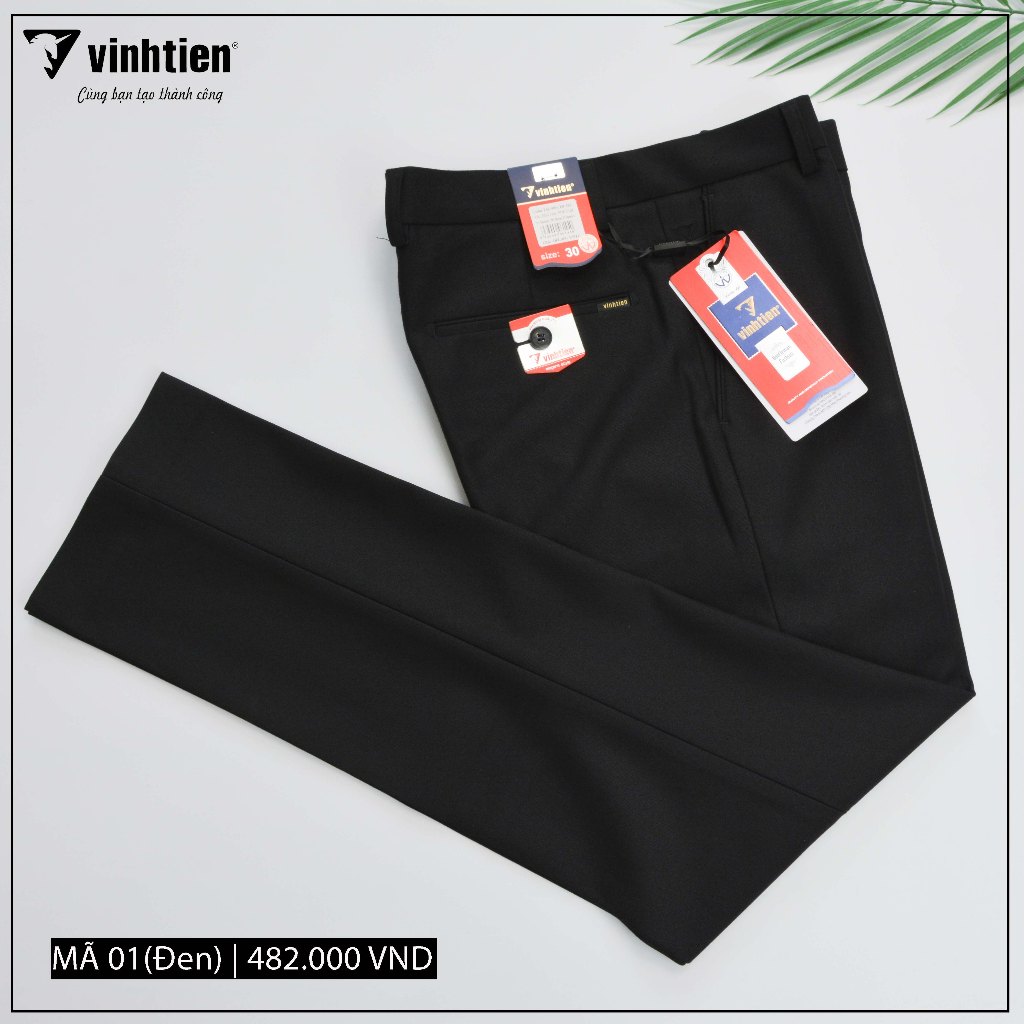 Quần Tây Dáng Trẻ 0ly Slimfit Vĩnh Tiến 482 - Nhiều Màu