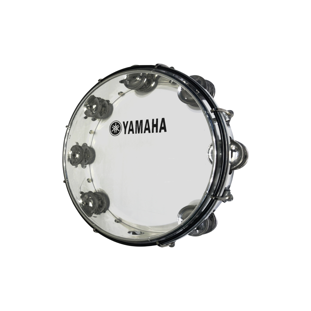 Combo Trống lắc tay và Bao da (Lục lạc gõ bo, Tunable Tambourine) - Yamaha MT6 - Màu trong suốt