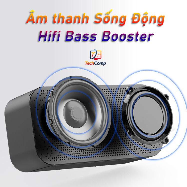 Loa bluetooth kiêm đồng hồ để bàn cao cấp  loa mini không dây kiêm đồng hồ thông minh Cs2