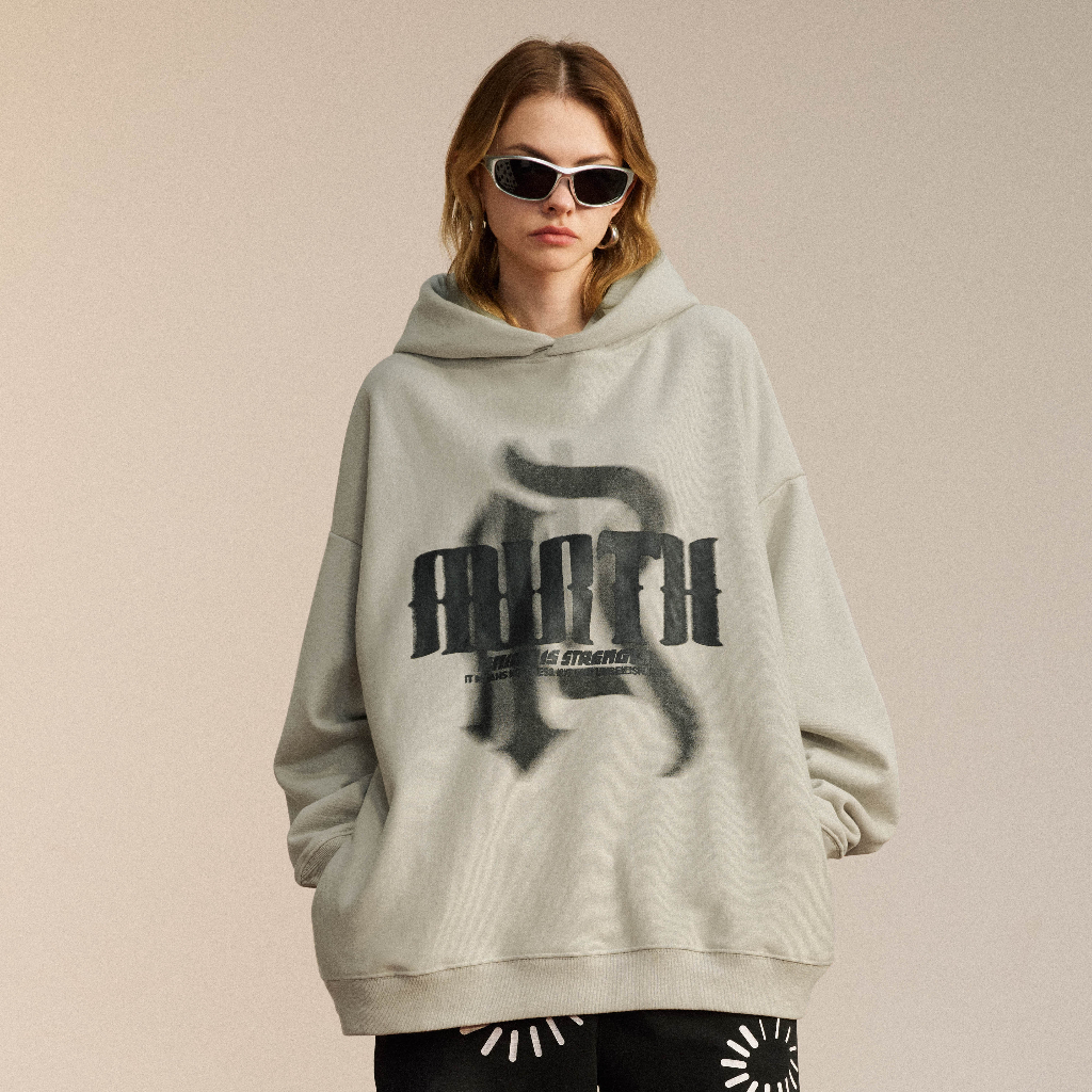 Áo hoodie Signet of deficiency and excess J148 nam nữ màu đen, sand