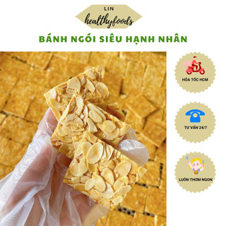   Siêu hạnh nhân  Bánh ngói hạnh nhân bánh ngũ cốc healthy ăn kiêng keto nhà Linhealthyfoods 