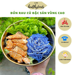 Bún rau củ bí đỏ, bún gấc, bún lá cẩm ngũ sắc 500gr
