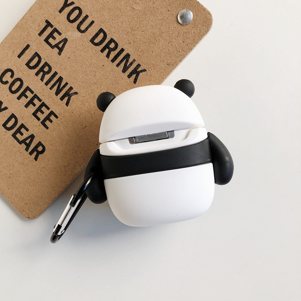 Case AirPods Pro 2/ Pro/ 1/2/3 - Ốp Đựng Tai nghe Bluetooth Không Dây AirPod 3/2/1/ Pro/2 Gấu Trúc, Hoạt Hình Dễ Thương