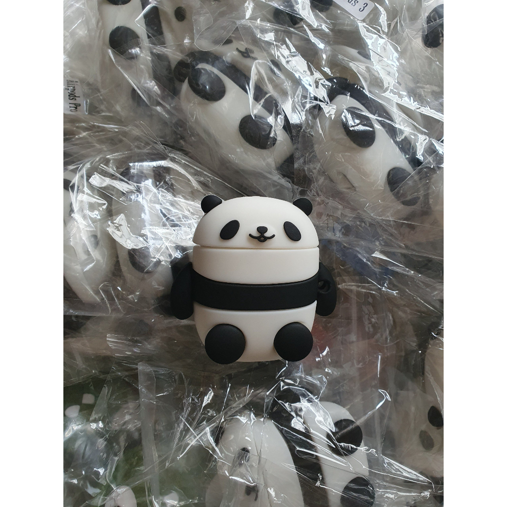 Case AirPods Pro 2/ Pro/ 1/2/3 - Ốp Đựng Tai nghe Bluetooth Không Dây AirPod 3/2/1/ Pro/2 Gấu Trúc, Hoạt Hình Dễ Thương