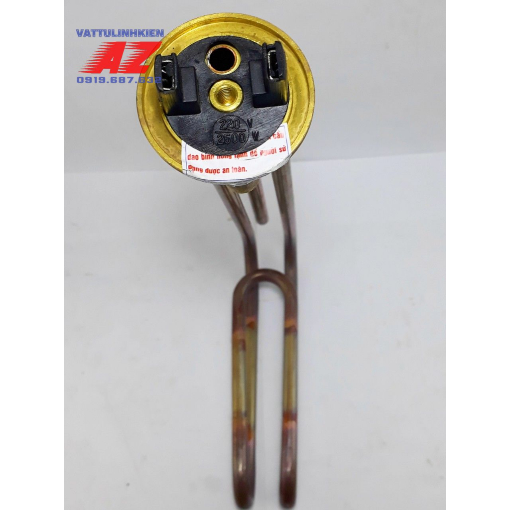 Sợi đốt AMTS cho Bình Nóng Lạnh ARISTON 30L-50L bát tròn chân cắm 4.8cm x 25cm +15cm