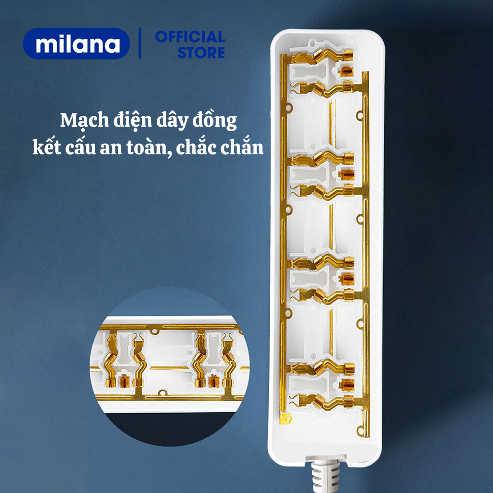 Ổ cắm điện đa năng thông minh có cổng USB tiện lợi an toàn chống giật chống cháy nổ dài 1,8-2,8m
