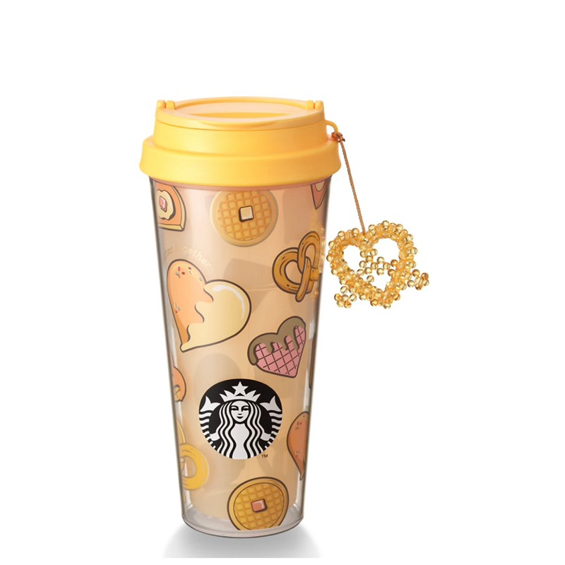 Bình giữ nhiệt lạnh Starbucks 16oz  nhựa Pla Butter Together