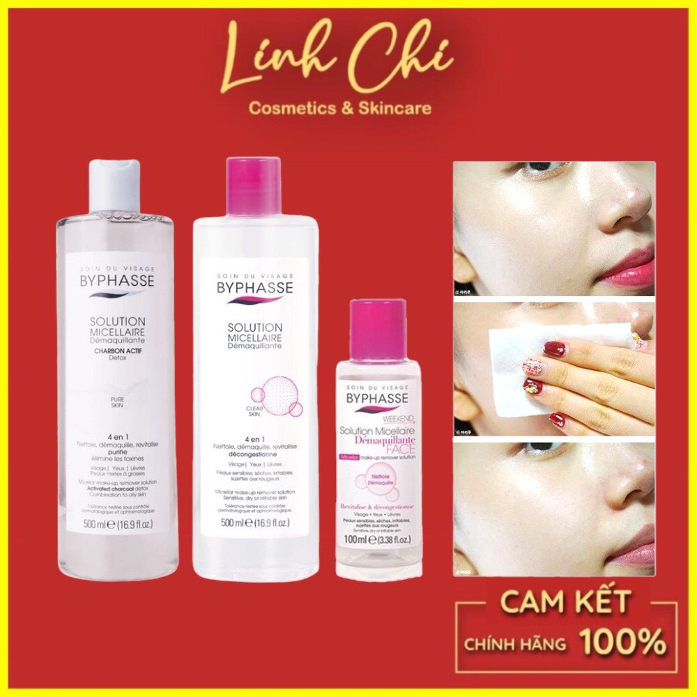 Nước Tẩy Trang BYPHASSE Solution Micerallaire Face 500ml