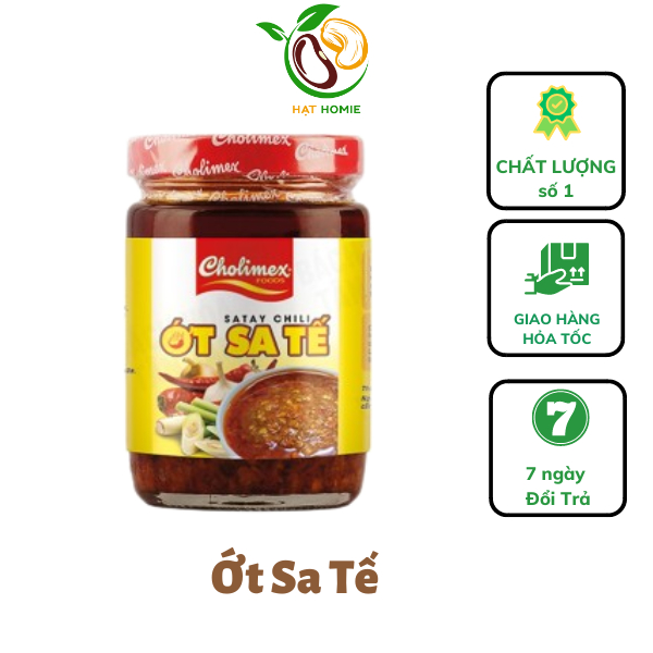 Ớt Sa Tế Cholimex 150g Ăn Kèm Bún , Phở, Lẩu Cay Đặc Trưng Của Tỏi, Sả, Ớt Bún Bò Huế