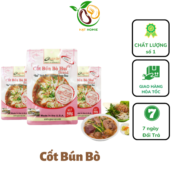 Gia Vị Nấu Phở Bò Cốt Quốc Việt 300g - Nhập Khẩu USA (Phở Gà, Hủ Tiếu, Bún Riêu, Hủ Tiếu Chay, Bún B