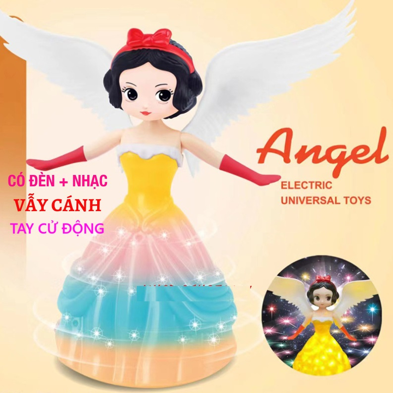 Đèn Lồng Trung Thu Phát Nhạc & Đèn hình Bạch Tuyết, Công Chúa, Elsa