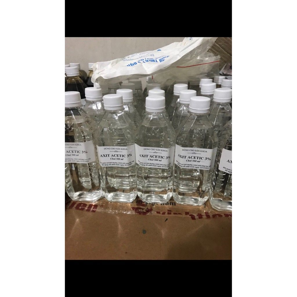 DUNG DỊCH AXIT ACETIC 3%, 01 CHAI 500ML