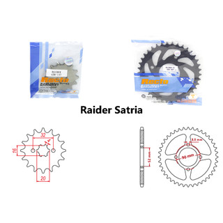 Nhông dĩa lẻ Recto Raider Satria chính hãng