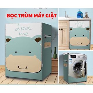 Vỏ bọc máy giặt lồng ngang, cửa trước, áo trùm bạt phủ siêu bền chống mưa nắng