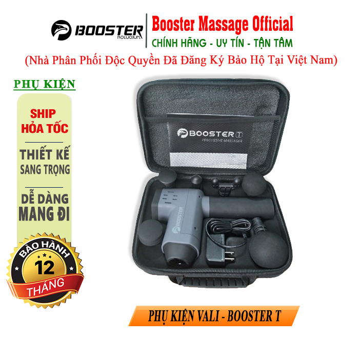 Vali đựng súng massage Booster chính hãng M2, M2-B, MINI LS, PRO 2, PRO 3, X3, T, E