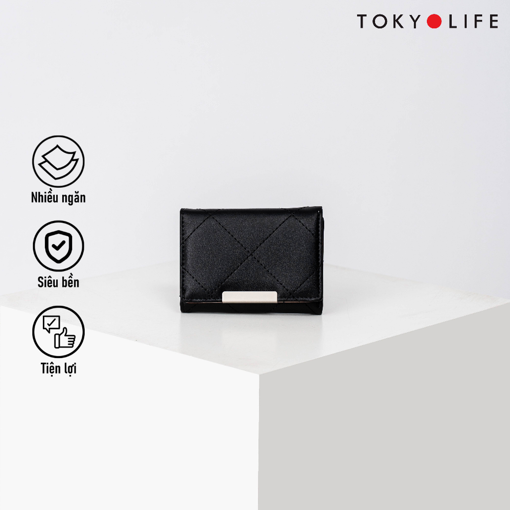 Ví ngắn NỮ TOKYOLIFE C9WAL005K (11x8x2 cm)