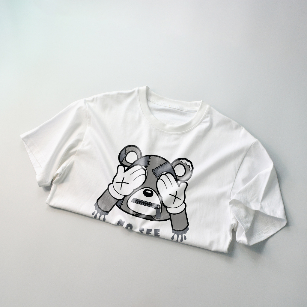 Áo Phông Nam No See Bear Local Brand KATUSCO Premium 100% Cotton A2337, Form Oversized, Trẻ Trung, Cá Tính