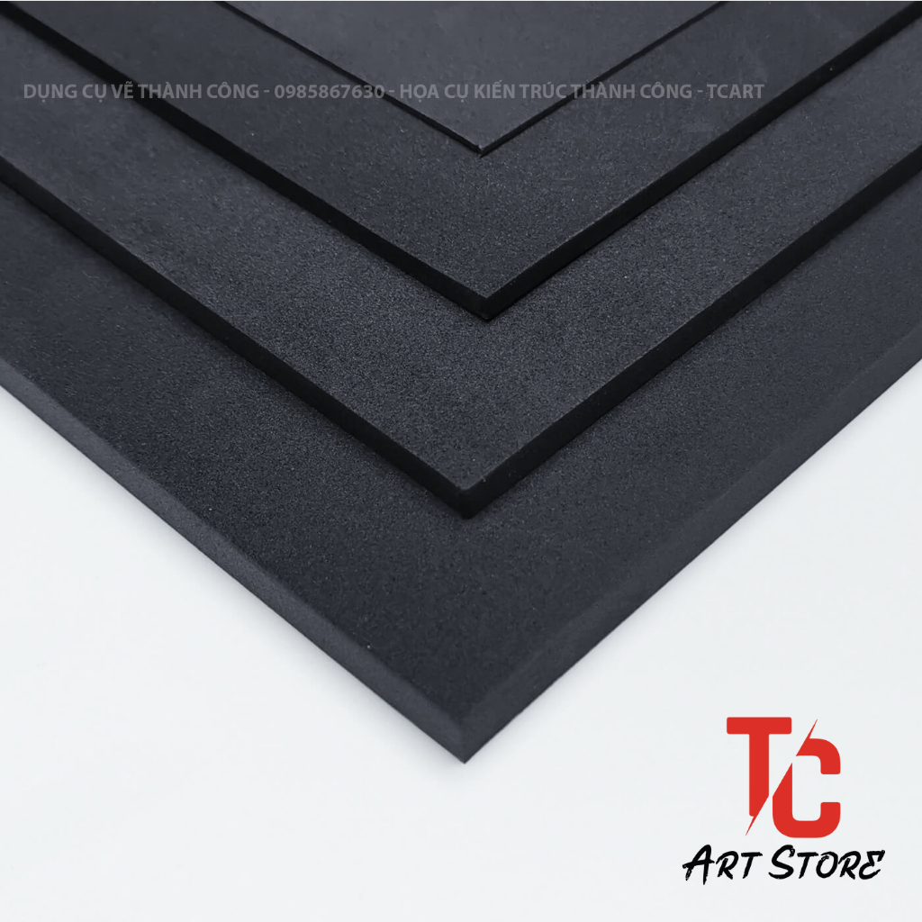 Bìa mô hình Foam  ĐEN - Làm mô hình handmade loại cứng