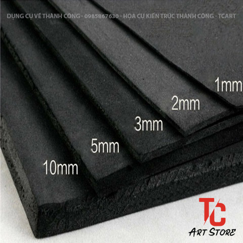Bìa mô hình Foam  ĐEN - Làm mô hình handmade loại cứng