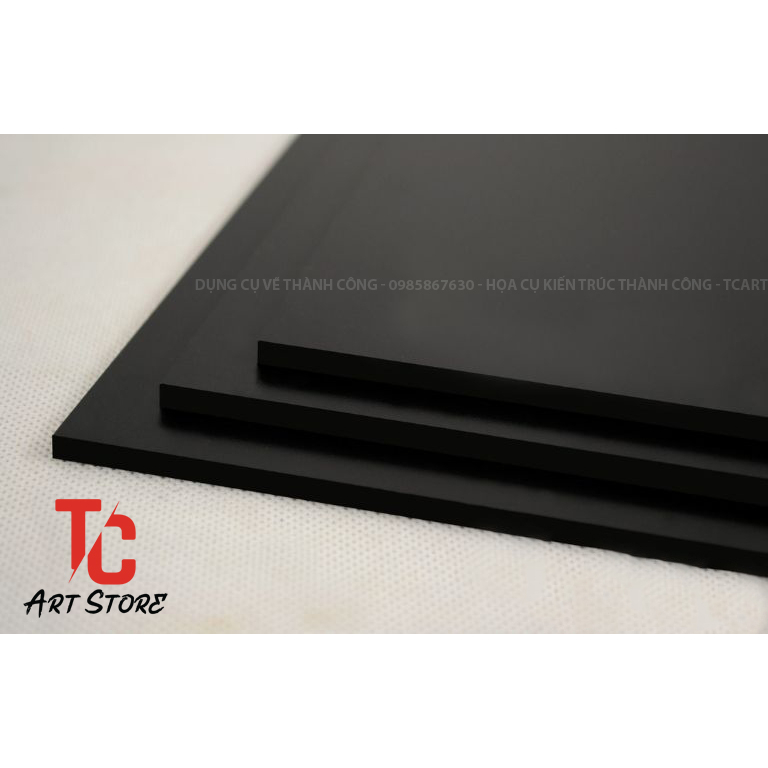 Bìa mô hình Foam  ĐEN - Làm mô hình handmade loại cứng