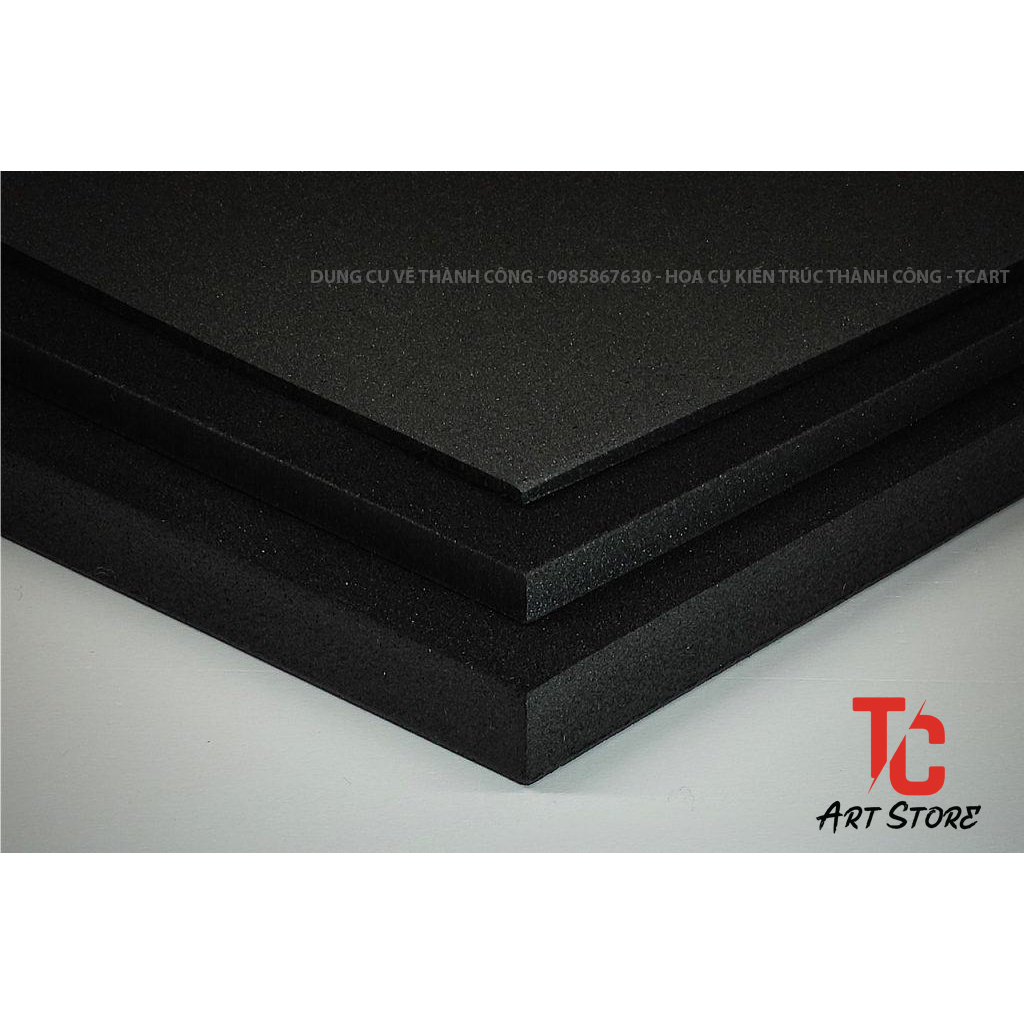 Bìa mô hình Foam  ĐEN - Làm mô hình handmade loại cứng