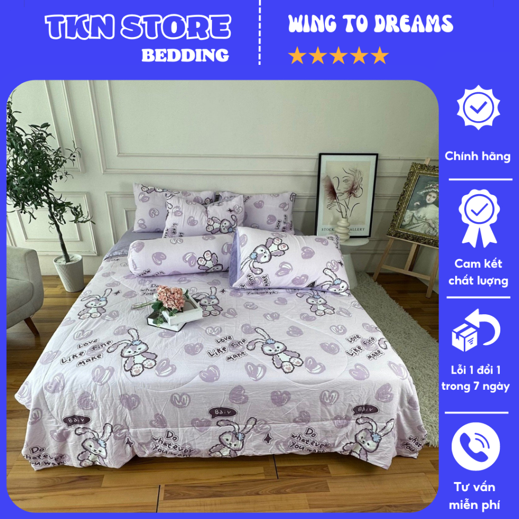 Bộ chăn ga gối đũi cotton 5 món chăn trần chất liệu thoáng mát mềm mại, Chăn ga gối đũi zara home nhập khẩu mẫu mới 2023