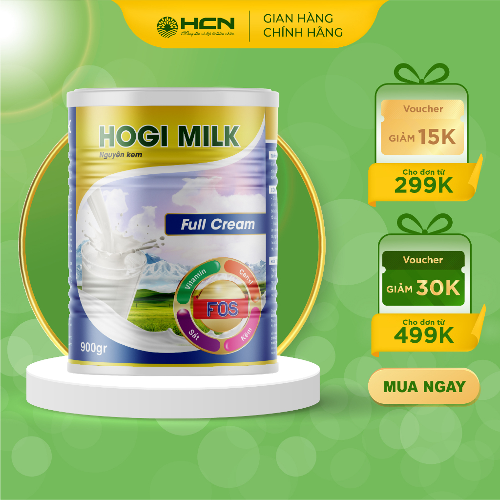 Sữa Béo Nguyên Kem Hogi Milk 400gram Hỗ Trợ Tiêu Hóa, Tăng Cân An Toàn