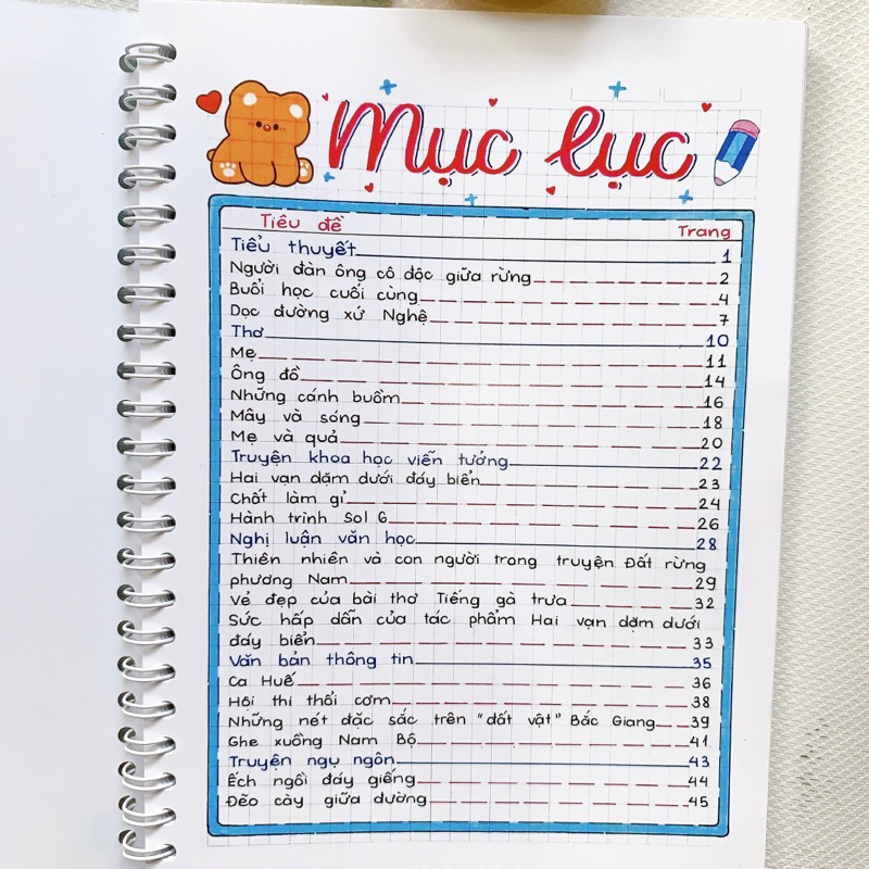 Sổ tay takenote Văn 7  - Chương trình mới