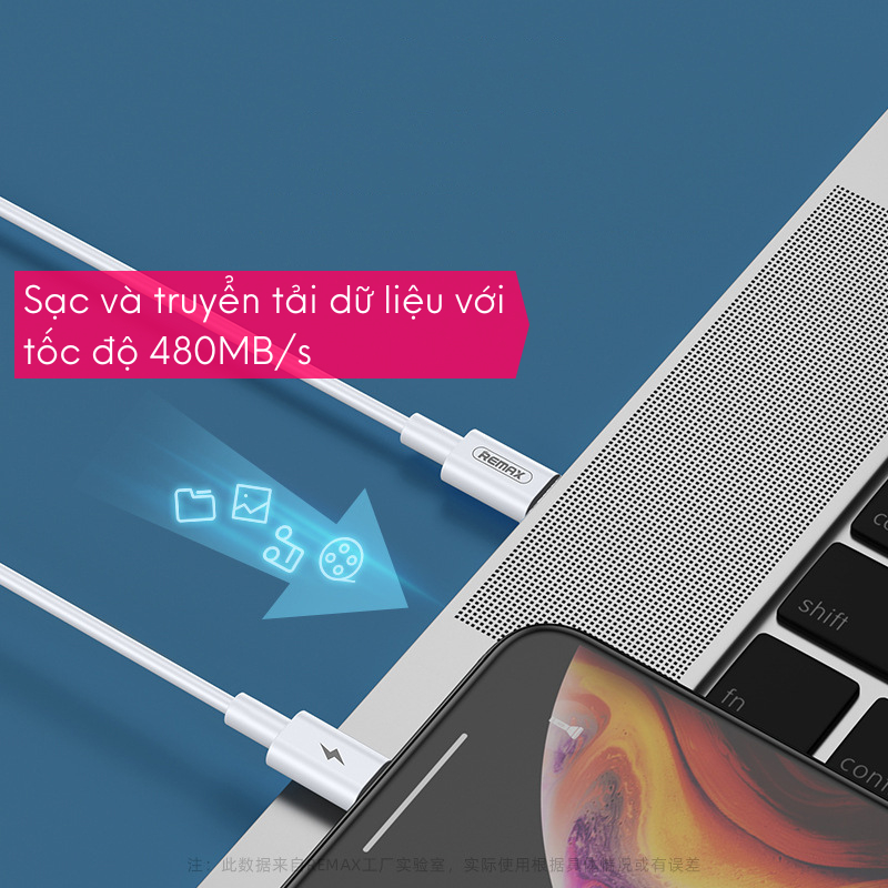 Dây sạc nhanh chuẩn PD20W chính hãng Remax RC-175i cho IPh 8-14 promax, tốc độ sạc 30 phút 50% pin