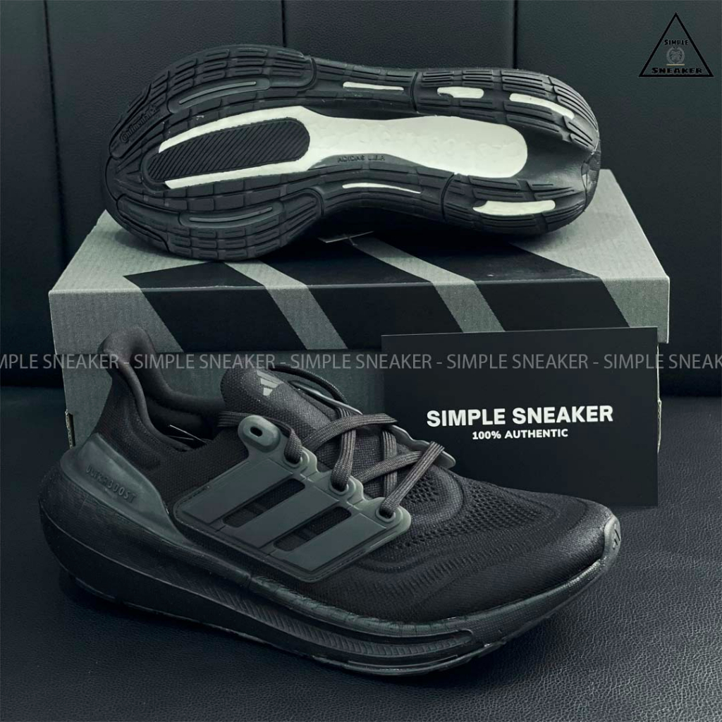 Giày Ultra Boost Light 23 Màu Đen Chính Hãng 🔴SIMPLE SNEAKER🔴 Adidas Ultraboost 23 Giày Chạy Bộ Tập Gym Nam Nữ GY9351