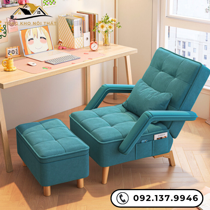 Ghế sofa decor đọc sách ghế giải trí ngả lưng ghế lười căn hộ nhỏ ghế tựa sofa đa năng vải nỉ vải da cao cấp mẫu mới | BigBuy360 - bigbuy360.vn