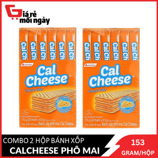 Combo 2 hộp Bánh xốp phô mai Cal Cheese 153g