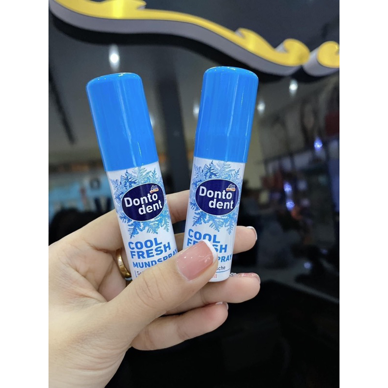 Xịt thơm miệng dontodent chiết xuất từ dầu thơm và hoa cúc 15ml