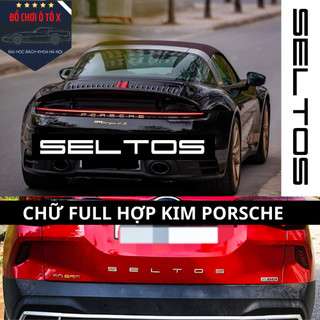 Chữ SELTOS đuôi xe phong cách mới