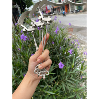 Móc chống xoay size trung treo lồng chim chào mào, chích choè, hoạ mi cao cấp, phụ kiện lồng chim