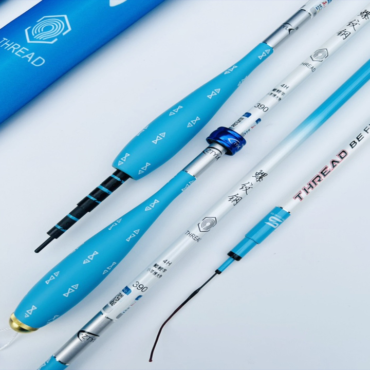 Cần câu tay Bạch Kinh Thiên 4H carbon chuẩn hãng - tặng kèm ngọn phụ + nhẫn CD-49