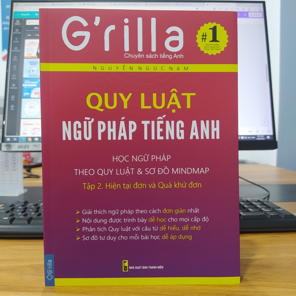 Sách Quy luật ngữ pháp tiếng Anh Grilla Tập 2. Thì hiện tại đơn & Quá khứ đơn